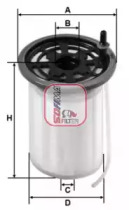 S 6079 NE SOFIMA Фільтр палива1